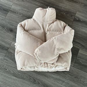 Tan puffer coat